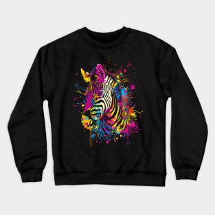 Zebra Wildlife Conservation Crewneck Sweatshirt